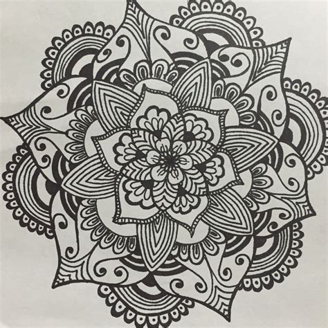 Mandala Flower Art