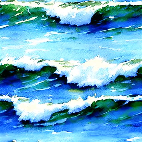 Lovely Ocean View Watercolor Painting · Creative Fabrica