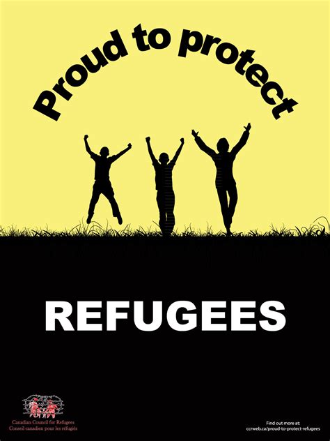 Proud to Protect Refugees poster | Canadian Council for Refugees