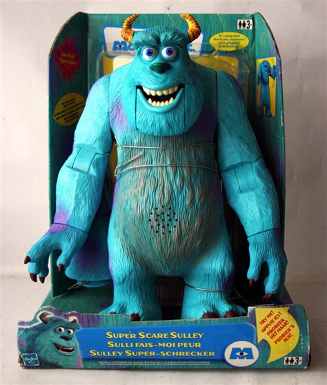 RARE 2001 MONSTERS INC SUPER SCARE SULLEY TALKING FIGURE HASBRO HTF NEW NOS ! | eBay