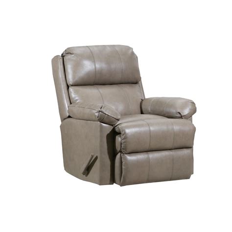 Lane Soft Touch Taupe Leather Rocker Recliner-4205-19 Taupe - The Home Depot