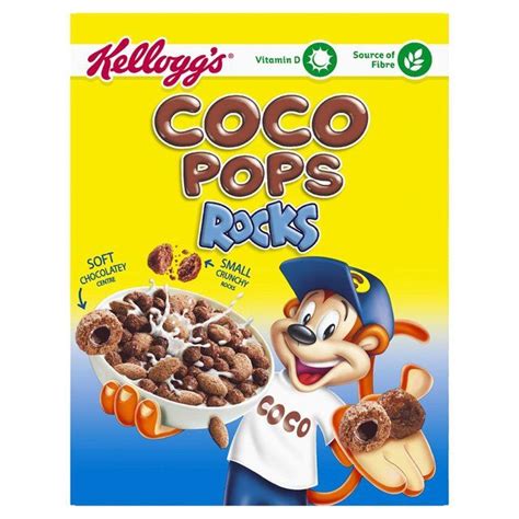 Kellogg's Coco Pops Coco Rocks Cereal | Breakfast for kids, Crunch ...