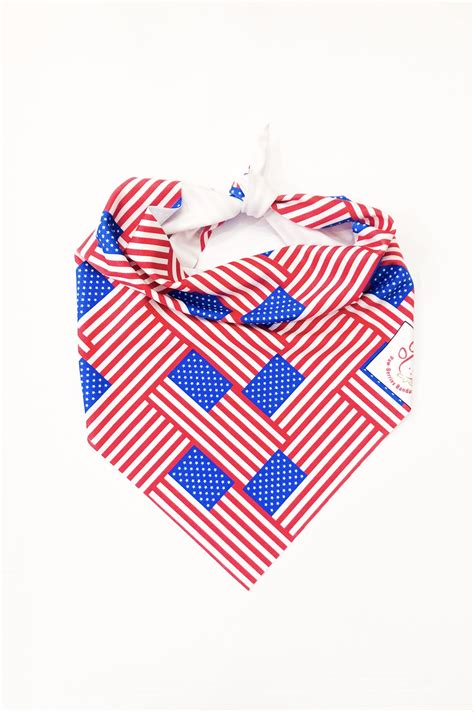 American Flag Dog Bandana — Paw-Berries Bandanas