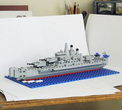 Custom Lego Battleship with Instructions, WWII Military Navy USS Missouri | #427229482