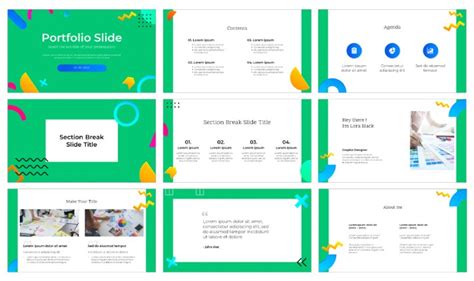 Look at the Collection of 30 Free Beautiful Portfolio Templates in Google Slides | Thegoodocs.com