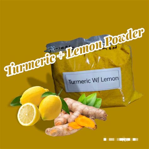 Turmeric Luyang dilaw with Lemon Powder Tea herbal 1kg | Lazada PH