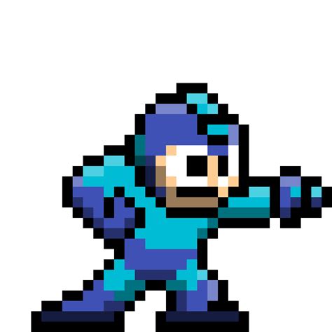 Pixilart - 8 bit Mega-Man by Kiddlekai