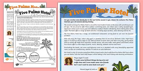 Persuasive Hotel Advertisement Writing Sample