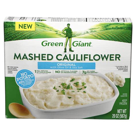 frozen mashed cauliflower green giant