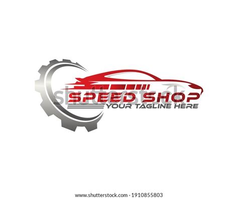 Speed Shop Vector Logo Design Stock Vector (Royalty Free) 1910855803 ...