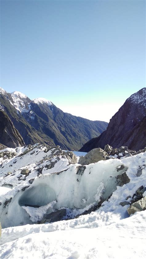 Franz Josef Glacier, New Zealand. [OC] [2340x4160] : r/EarthPorn