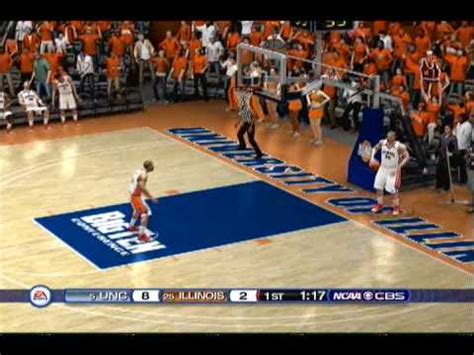 NCAA Basketball 10 Gameplay (PS3) - UNC at Illinois - YouTube