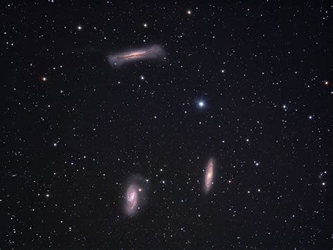 Leo Triplet, M65, M66, NGC 3628