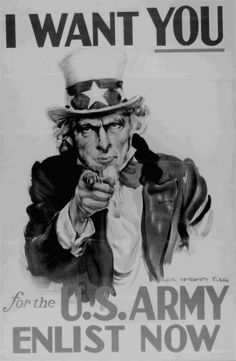 Uncle Sam Military Recruitment Poster | Student Handouts