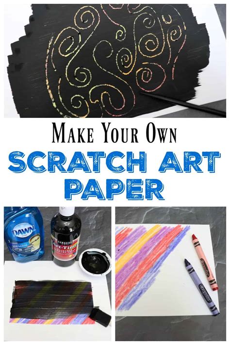 Make Your Own Scratch Art Paper - Creative Ramblings