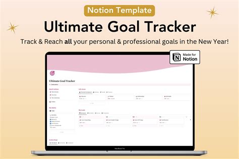 Goal Planner, Notion Template | Creative Market