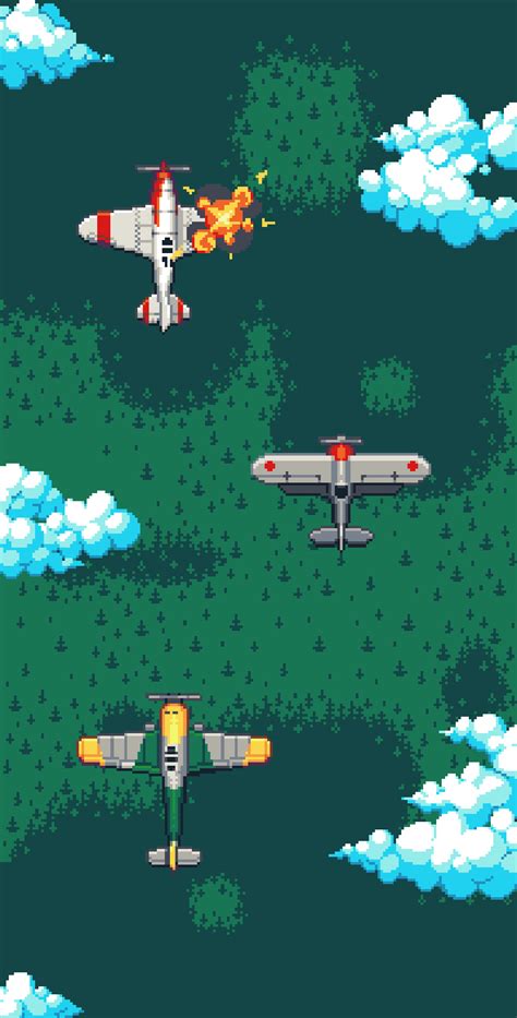 Pixelart Planes Game Pack | Game Art Partners