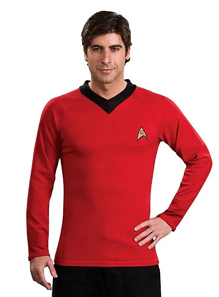 Star Trek Shirt classic red - maskworld.com