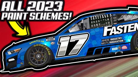 ALL 2023 NASCAR PAINT SCHEMES!!! (*October 2022*) | UPDATED - YouTube