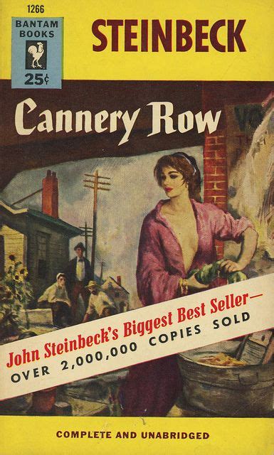 Cannery Row Book Cover : Cannery Row John Steinbeck Literary Book Cover ...