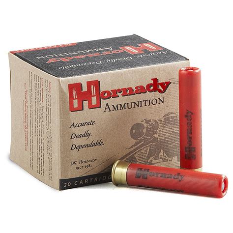 20 rds. Hornady® .410 Gauge 2 1/2" 000 Buckshot - 420916, 410 Gauge Shells at Sportsman's Guide