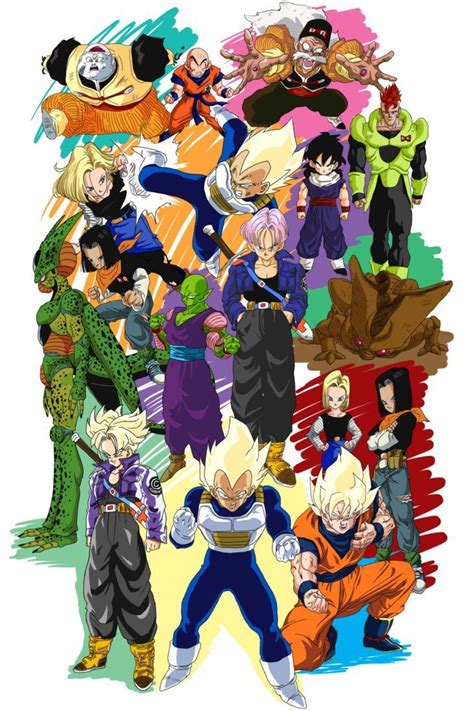 Android Saga by RuokDbz98 on DeviantArt | Dragon ball, Dragon ball art ...