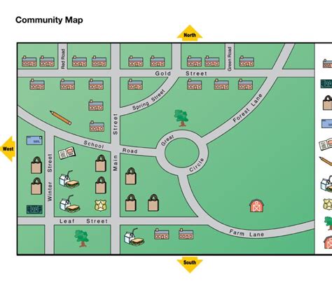 Neighborhood Map For Kindergarten