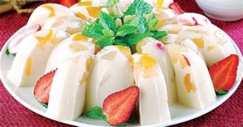 Milk Jelly Pudding Recipe Chewy, delicious and Delicious ~ Cook