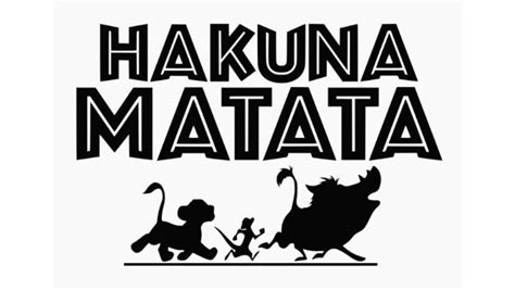 hakuna matata | Disney silhouettes, Hakuna matata, Lion king