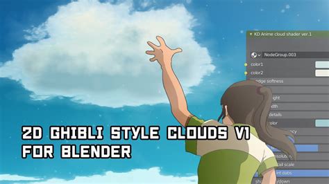 Shader/Tutorial Ghibli anime style clouds for blender - YouTube