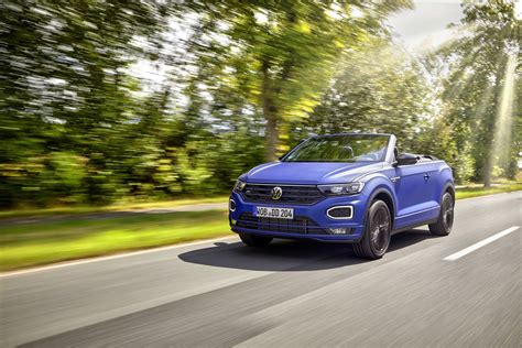 2021 VW T-Roc Cabriolet R-Line Edition Blue Is One Costly Open-Top Crossover - autoevolution