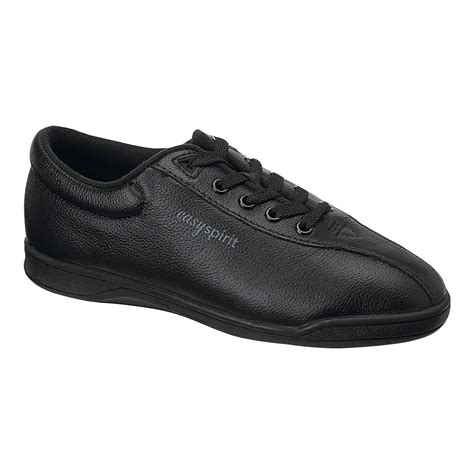 Easy Spirit Ap1 Leather Walking Shoes - Black Leather - Lyst