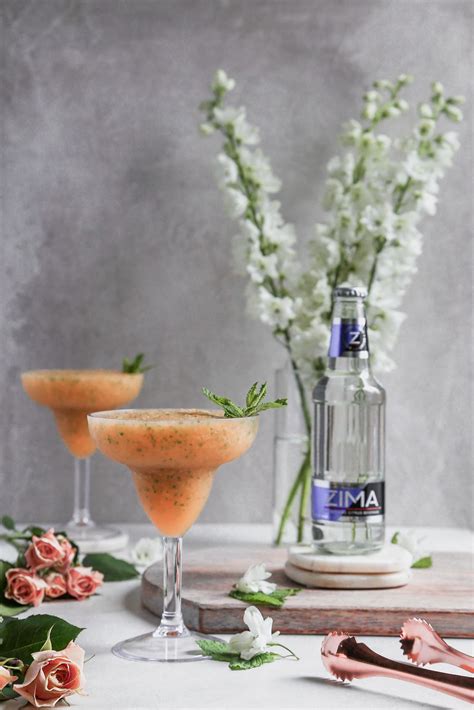 Zima® is back!! Celebrate with this frozen peach and mint cocktail and ...