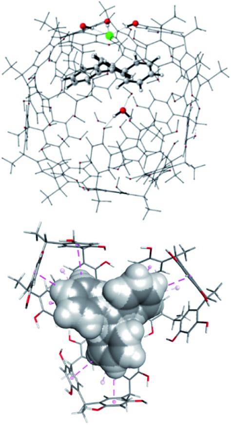 The most stable structure of ionized trityl chloride inside the... | Download Scientific Diagram