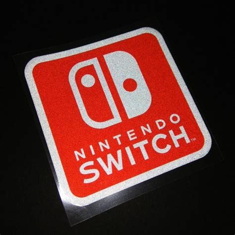 Nintendo Switch Logo Reflective Sticker 3M, Hobbies & Toys, Stationery ...