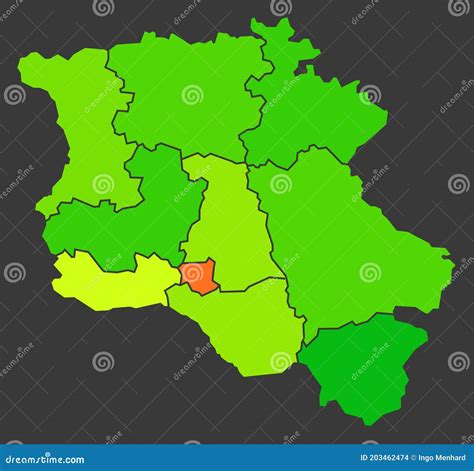 Armenia Population Heat Map As Color Density Illustration Stock ...