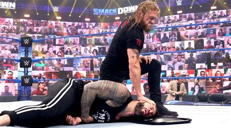 WWE SmackDown Results: Edge returns with attack on Roman Reigns | Wwe ...