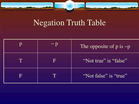 PPT - Logic: Truth Tables PowerPoint Presentation, free download - ID:5490727