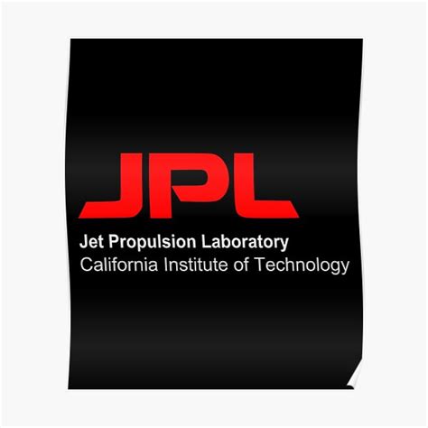 "Jet Propulsion Laboratory (JPL) Logo" Poster by MartianCloset | Redbubble