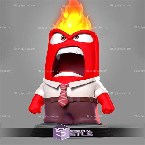 Anger Inside Out Fanart STL Files | SpecialSTL