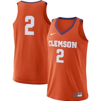 Clemson Basketball Jersey, Clemson Tigers Basketball Jerseys, Clemson ...