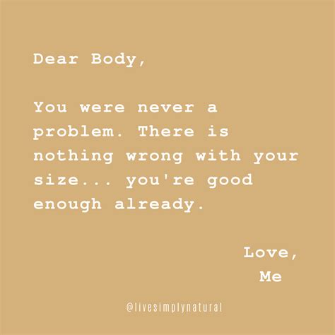 Body Positive Quotes For Better Body Image - Live Simply Natural