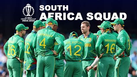 South Africa unveil squad for ICC Men's Cricket World Cup 2023