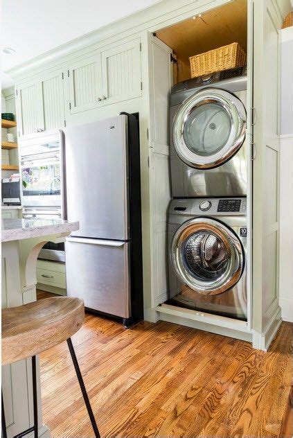 10 Stacked washer dryer ideas | laundry in kitchen, laundry room design ...