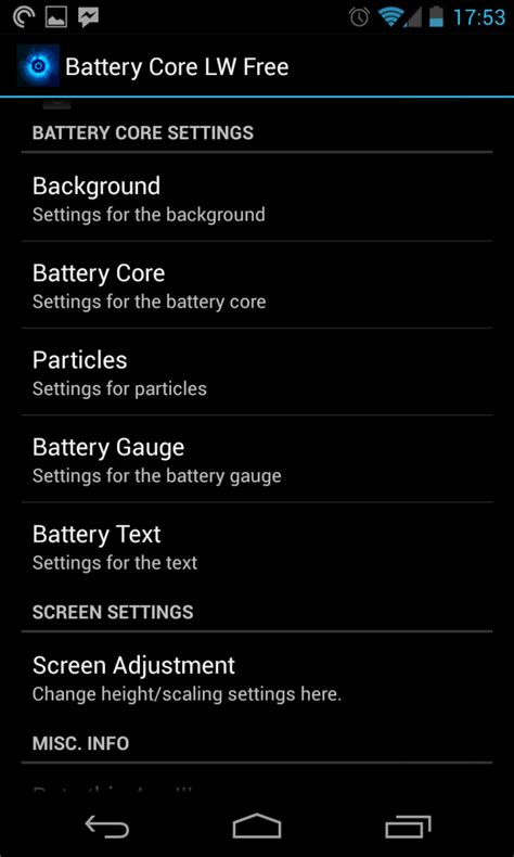 Quick app: Battery Core Live Wallpaper | Android Central