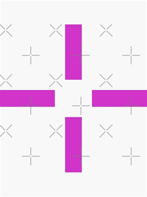 "Crosshair Pink | LimitedDesigns" Sticker by LimitedDesigns | Redbubble