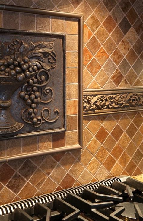 Tuscan Tile Backsplash : Wallpops Tuscan 10 X 10 Resin Peel Stick ...