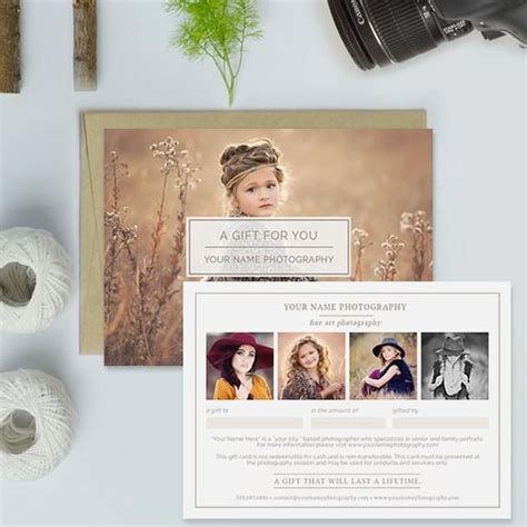 Photoshoot Gift Certificate Template Photoshoot Gift Certificate ...