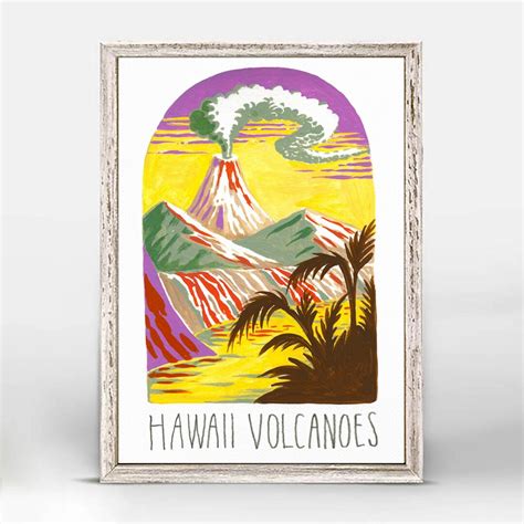 Hawaii Volcano National Park Art Print. Hawaii Poster. - Etsy