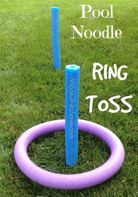 Pool Noodle Games- No Water Needed! (Alternative Uses for Pool Noodles Post) - Mission: to Save